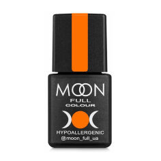Акція на Гель-лак Moon Full Neon Color Gel Рolish UV/LED, 704 помаранчевий, 8 мл від Eva