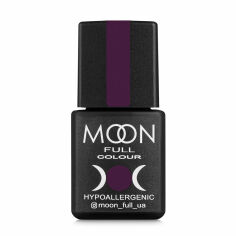 Акція на Гель-лак для нігтів Moon Full Color Hypoallergenic Gel Polish 190 класичні баклажанові, 8 мл від Eva