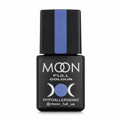 Акція на Гель-лак для нігтів Moon Full Color Hypoallergenic Gel Polish 154 блакитний с сірим підтоном, 8 мл від Eva