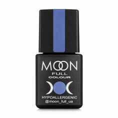 Акція на Гель-лак Moon Full Сolor Hypoallergenic Gel Рolish 154 блакитний с сірим підтоном, 8 мл від Eva