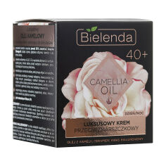 Акція на Зволожувальний крем-концентрат проти зморшок день/ніч Bielenda Camellia Oil Luxurious Anti-Wrinkle Cream 40+, 50мл від Eva