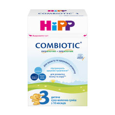 Акція на Дитяча суха молочна суміш HiPP Combiotiс 3 для подальшого годування, від 12 місяців, 500 г від Eva