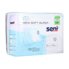 Акція на Пелюшки гігієнічні Seni Soft Super 90*170 см, 30 шт від Eva