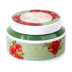 Акція на Крем для обличчя Jigott Rose Flower Energizing Cream з пептидами дамаської троянди, 100 мл від Eva