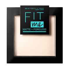 Акция на Матувальна компактна пудра для обличчя Maybelline New York Fit Me! Matte + Poreless 104 Soft Ivory, 9 г от Eva