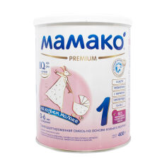 Акція на Дитяча адаптована суміш МАМАКО Premium 1 на основі козячого молока, 0-6 місяців, 400 г від Eva