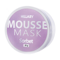 Акция на Пом'якшувальна мус-маска для обличчя Hillary Mousse Mask Sorbet, 20 г от Eva