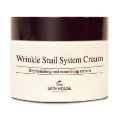 Акция на Крем для обличчя The Skin House Wrinkle Snail System Cream Равликовий, 50 мл от Eva