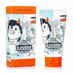 Акція на Киснева маска для обличчя Elizavecca Hell-Pore Bubble Blackboom Pore Pack для очищення пор, 150 мл від Eva