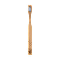 Акція на Дитяча зубна щітка Chicco Bamboo Toothbrush блакитна упаковка, від 3 років, 1 шт від Eva