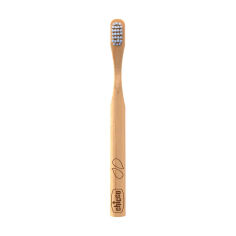 Акція на Дитяча зубна щітка Chicco Bamboo Toothbrush блакитна, від 3 років, 1 шт від Eva