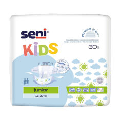 Акція на Підгузки Seni Kids Junior (11-20 кг), 30 шт від Eva