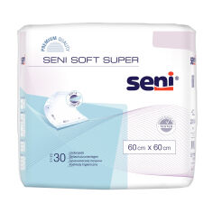 Акція на Пелюшки гігієнічні Seni SoftT Super 60*60 см, 30 шт від Eva
