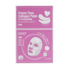 Акція на Зміцнювальна маска для обличчя Konad Frozen Time Collagen Patch & Firming Mask, 25 г від Eva