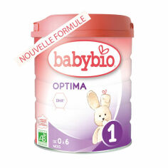Акція на Суміш дитяча, молочна, органічна BabyBio Optima1 для дітей від 0 до 6 місяців, 800 г від Eva