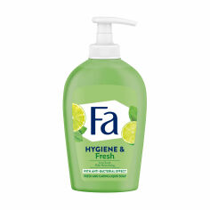 Акция на Рідке мило Fa Hygiene & Fresh з антибактеріальним ефектом, аромат лайма, 250 мл от Eva