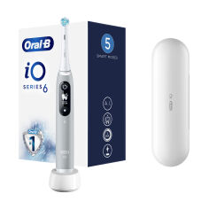 Акція на Електрична зубна щітка Oral-B iO Серія 6 Сіра від Eva