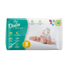 Акция на Підгузки Dada Extra Soft розмір 3 (4-9 кг), 50 шт от Eva