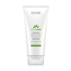 Акция на Очищувальний гель для вмивання BABE Laboratorios Stop Akn Purifying Cleansing Gel для жирної та проблемної шкіри, 200 мл от Eva