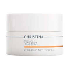 Акція на Відновлювальний нічний крем для обличчя Christina Forever Young Repairing Night Cream Відродження, 50 мл від Eva