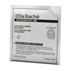 Акція на Тканинна маска для обличчя Ella Bache Nutridermologie Lab Face Masque Magistral Intex 43,3 % Інтенсивна терапія, 8 мл від Eva