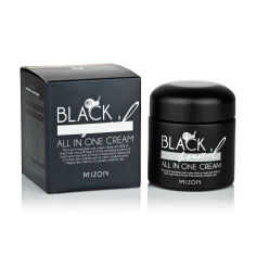 Акция на Крем для обличчя Mizon Black Snail All In One Cream з фільтратом слизу чорного равлика, 75 мл от Eva