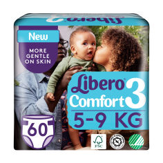 Акція на Підгузки Libero Comfort розмір 3 (5-9 кг), 58 шт від Eva