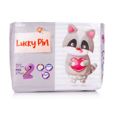 Акция на Підгузки LuckyPin розмір 2, 3-6 кг, 27 шт от Eva