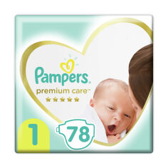 Акция на Підгузки PAMPERS Premium Care розмір 1 (2-5 кг), 72 шт от Eva