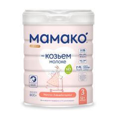 Акція на Дитяча суміш МАМАКО Premium 3 з біфідобактеріями, з 12 місяців, 800 г від Eva