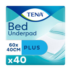 Акція на Урологічні сечопоглинальні пелюшки TENA Bed Underpad Plus 40*60 см, 40 шт від Eva