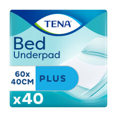 Акція на Урологічні сечопоглинальні пелюшки TENA Bed Underpad Plus 40x60 см, 40 шт від Eva