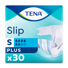 Акція на Урологічні підгузки для дорослих TENA Slip Plus, розмір Small, 30 шт від Eva