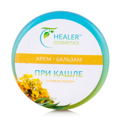 Акція на Крем-бальзам від кашлю Healer Cosmetics з гусячим жиром, 10 г від Eva