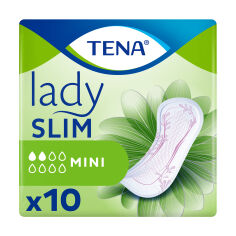 Акція на Урологічні прокладки жіночі TENA Lady Slim Mini, 10 шт від Eva