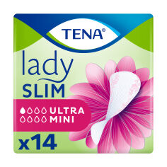 Акція на Урологічні прокладки жіночі TENA Lady Slim Ultra Mini, 14 шт від Eva