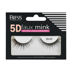 Акція на Накладні вії Bless Beauty 5D Faux Mink багаторазового використання, 5D-07 від Eva