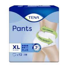 Акция на Урологічні труси-підгузки для дорослих TENA Pants Plus розмір XL, 12 шт от Eva