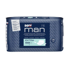 Акція на Урологічні прокладки чоловічі Seni Man Extra, 15 шт від Eva