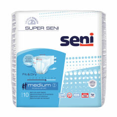 Акція на Підгузки для дорослих Seni Super Medium, 10 шт від Eva