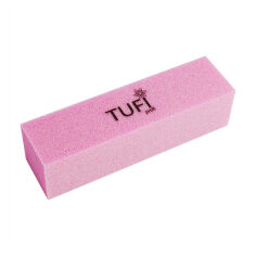 Акція на Баф для нігтів Tufi Profi Premium брусок 150/150 гритів, рожевий, 10 шт (0122159) від Eva