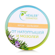 Акція на Крем-бальзам для ніг Healer Cosmetics від натоптишів і мозолів, 10 г від Eva
