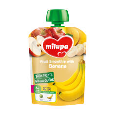Акція на Дитяче фруктове пюре Milupa Яблуко і банан, від 6-ти місяців, 80 г від Eva
