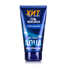 Акция на Зволожувальний гель після гоління Aromat ХИТ for men Aqua 0% спирту, 150 мл от Eva
