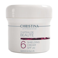 Акція на Захисний крем для обличчя Christina Chateau de Beaute Shielding Cream Step 6 SPF 20, 150 мл від Eva