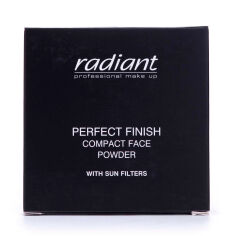 Акція на Компактна пудра для обличчя Radiant Perfect Finish 01 Porcelain, 10 г від Eva