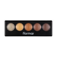 Акція на Палетка тіней для повік Flormar Color Palette Eyeshadow 004 Golden Caramel, 9 г від Eva