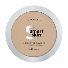 Акция на Компактна пудра для обличчя LAMEL Make Up Smart Skin Silk Compact Powder 404, 8 г от Eva