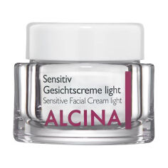 Акція на Крем для чутливої шкіри обличчя Alcina Sensitive Facial Cream Light, 50 мл від Eva