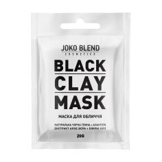 Акція на Чорна глиняна маска для обличчя Joko Blend Black Сlay Mask, 20 г від Eva